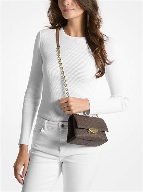 michael michael kors cece large leather shoulder bag|mk cece small.